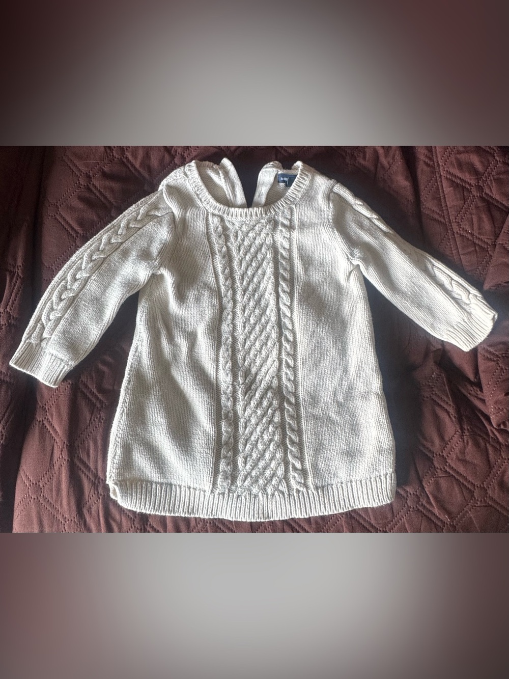 Cream Cable-Knit Baby Sweater - Gap Baby